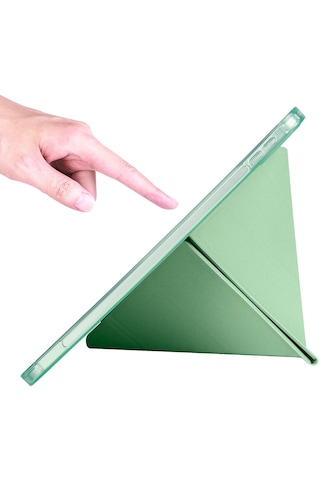 Teleplus Samsung Galaxy Uyumlu Tab S6 Lite P610 Kılıf Trifolding Standlı Kalemlikli Kapak Rd2 Kapaklı Kılıf
