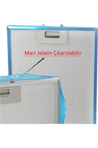 205x483mm White White Daisy Amıca Gram Silverline Uyumludavlumbaz Aspiratör Yağ Filtresi 20,5x48,3cm