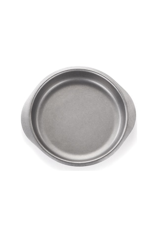 Fosenze Küçük Geri Stili 304 Paslanmaz Çelik Taşınabilir Kamp Yemeği Tabağı - Dış Mekan Mevsim Meyve/barbekü Servis Tabağı Gümüş