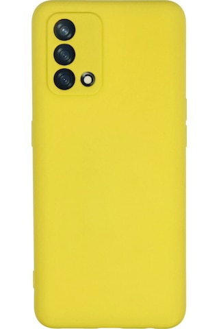 Newface Oppo A74 4g Kılıf Nano İçi Kadife Silikon Semeglbl - 67 - Sarı