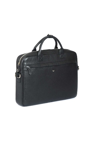 Siyah Deri Unisex Laptop Çantası - S1lc00002897-a41