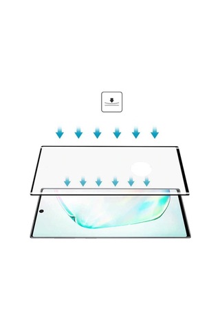 Zore Galaxy Note 10 Uyumlu Kavisli Full Yapışkanlı Cam Ekran Koruyucu