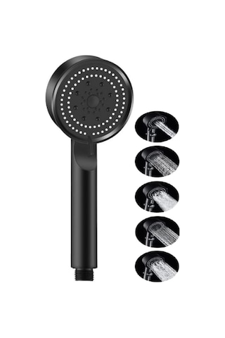 Nerolıa Turbo Yüksek Basınçlı Siyah Duş Seti/su Tasarruflu Banyo Hortumu İle Duş Başlığı Şekli Farklılık Gösterebilir Diğer