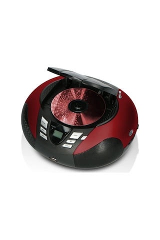 Lenco Scd-37 Usb Kırmızı - Taşınabilir Fm Radyo Cd Ve Usb Oynatıcı - Kırmızı