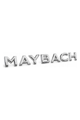 Mercedes-benz Maybach Bagaj Krom Abs Yazı Logo Amblemi 190mm X 20mm