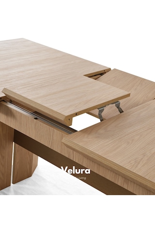 İpek Yemek Odası Takımı Yemek Masası + 4 Adet Sandalye Ceviz