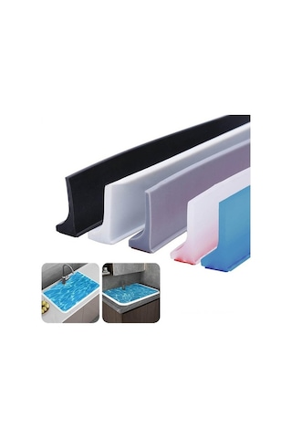 Pazly Şeffaf Banyo Sızdırmazlık Şeridi Banyo Su Bariyeri 300cm Dayanıklı Yüksek Kaliteli Şeffaf