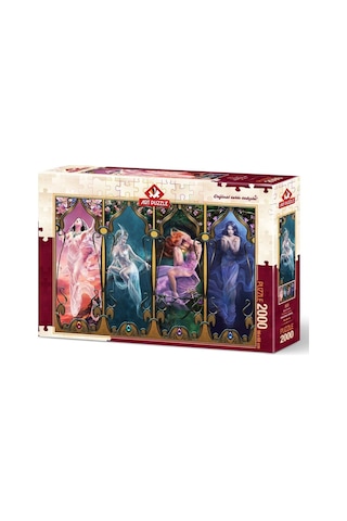 Art Puzzle 2000 Parça Dört Cevher  4573