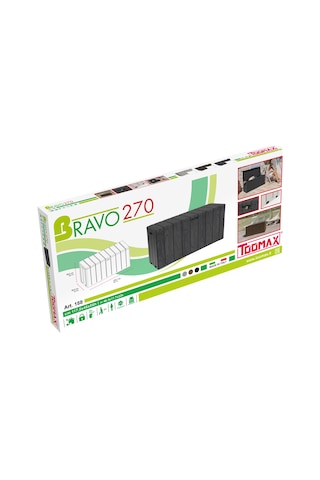 Toomax Multibox Bravo 270 Bahçe Depolama Sandığı Antrasit