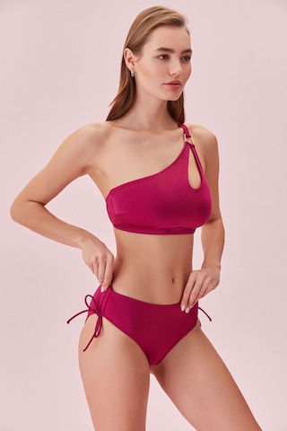 Suwen Yanı Büzgülü Bikini Alt Sbn26820d1283 Vişne