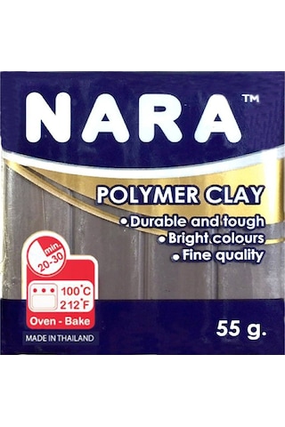 Polimer Kil 55 Gram Pm12 Dark Grey 6'lı Şirink Koyu Gri