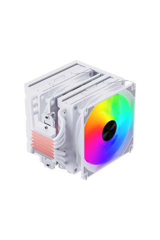 Snowman Mt660 2 12cm Colorful Fan 4pin+6 Bakır Beyaz Cpu Fan