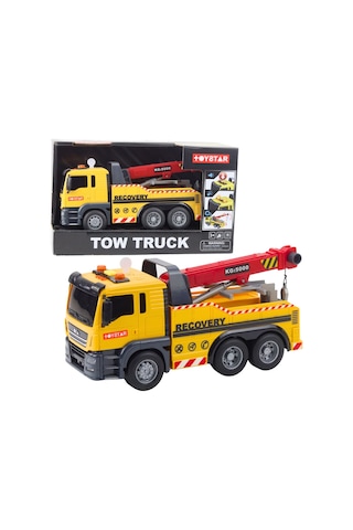 1:12 Sürtmeli Sesli Işıklı Oyuncak Vinç