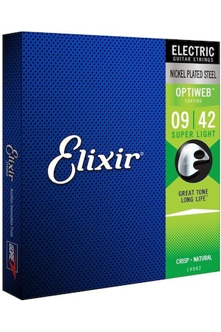 Elixir 009-042 Optiweb Elektro Gitar Teli 19002