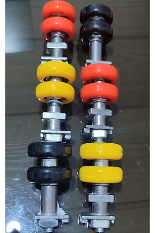 Cam Balkon Tekeri 3 Takım Sarı