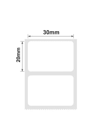 Niimbot T30x20mm 320 Adet Beyaz Etiket B1,b21s,b3s
