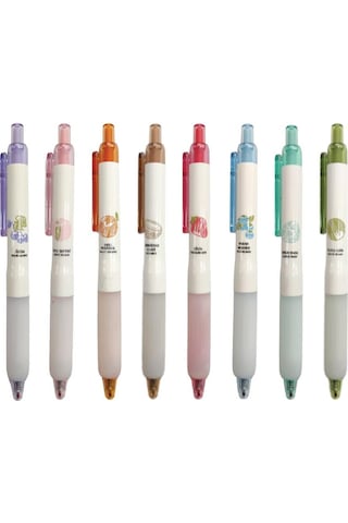 Penmark Kokulu Jel Mürekkepli Roller Tükenmez Kalem 0.5 Mm 8'li Set Yeşil