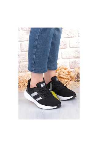 Jump 35132 Hafif Rahat Orijinal Ürün Sneaker Kadın Spor Ayakkabı Siyah - Beyaz