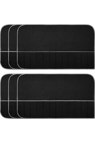 Xiaaokeji Saklama Çantaları Çatal Bıçak Takımı Düzenleyici Kararma Önleyici Koruyucu Çantalar 6 Adet