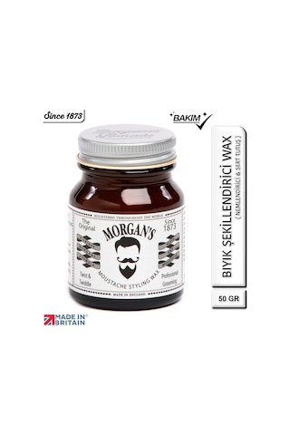 Morgan's Pomade Moustache Styling Twist Wax - Sert Tutuşlu Bıyık Şekillendirme Wax 50 G