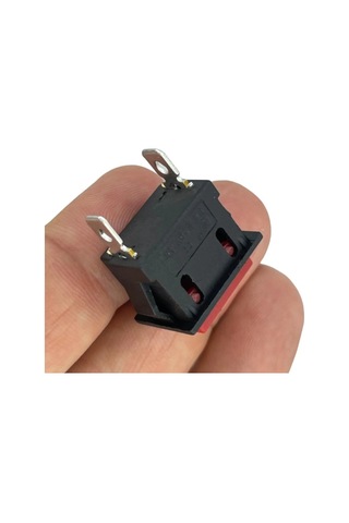 Ic-180k-1 Kırmızı Dikdörtgen Yaylı Plastik Buton 2p Pbs-101