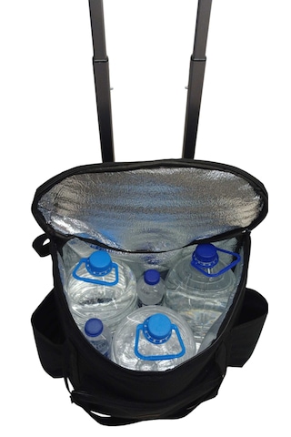 2 Kademeli Tekerlekli Çekcekli Sırt Termal Kurye, Pıknık Çantası