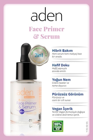 Aden 2in1 Face Primer & Serum