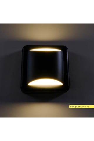 ACK 4W LED Duvar Apliği 3000K Günışığı Dekoratif Duvar AH07-05101 Siyah