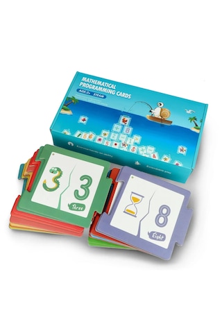 Robobloq Qobo, Matematik Kartları Math Cards - Sayı Sayma Rakamları Tanıma