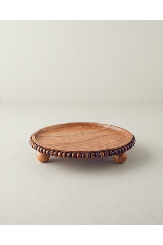 English Home Rustique Akasya Sunumluk 28x5 Cm Kahverengi Kahverengi