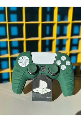 P-5 Silicone Protective Kit Playstation 5 Dualsense Koruma Seti - Yeşil