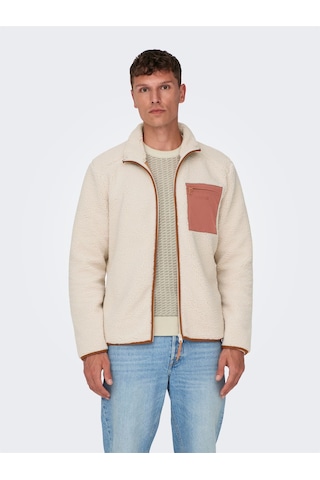 Only & Sons Onsdallas Lıfe Sherpa Jacket Otw Vd Erkek Gray Ceket - 22025599