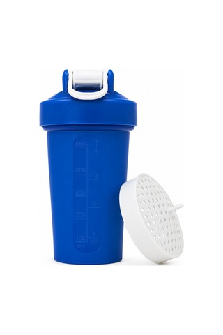 Just Shaker 550 Ml Ölçekli Ve Sızdırmaz Kapaklı Protein Shaker 2'li Set Pembe+mavi Pembe-mavi