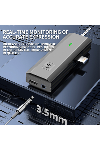 Springsun "kablosuz Mikrofon Seti - Type-c Uyumlu, 15m Menzilli, 6 Saat Pil Ömrü İle Canlı Yayınlar İçin"