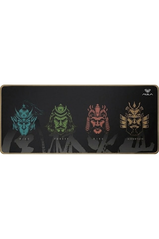 Aula Mp-wffm 70x30cm Kaymaz Tabanlı Gaming Oyuncu Mousepad Siyah