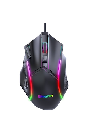 Mıkespn X15 Rgb Oyuncu Mouse 12 Tuş Ayarlanabilir Dpı