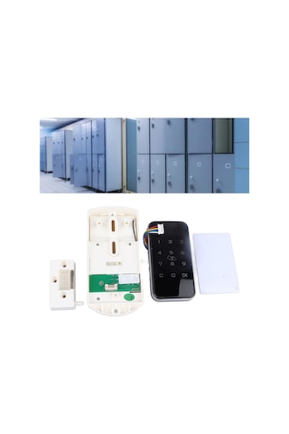 Geeroyoo Suya Dayanıklı Elektronik Kombinasyon Kilit - Dokunmatik Şifre Ve Yakınlık Kartı İle Depolama Dolapları İçin Pil Dahil Değil