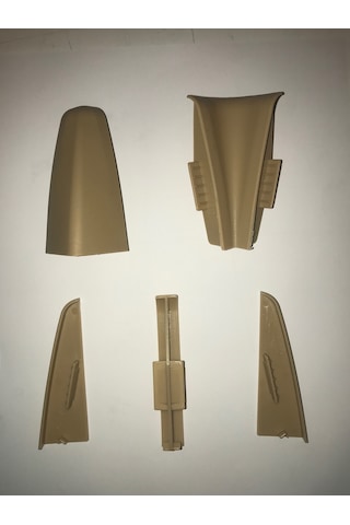 Laminat Parke Süpürgelik Köşe Bağlantı Aparatı 8 Cm Sütlü Kahve