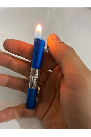 Çakmak Zirkon Taşlı Bayan Mavi