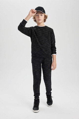 Defacto Erkek Çocuk Beli Bağcıklı Lastikli Paça Cepli Jogger Eşofman Altı B8915A823CWBK81 Gri