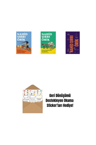 Seyahat Ve Seyahat Edebiyatı Üzerine Yazılar + Vatan Beldelerine Seyahatler + Nahid Sırrı Örik - Toplu Öyküler Ciltli + Okuma Sticker'ları