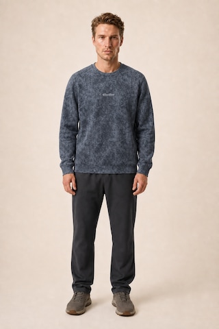 Redline Allon Desenli Kışlık Yeni Sezon Erkek Regular Fit Sweatshirt Beyaz Füme