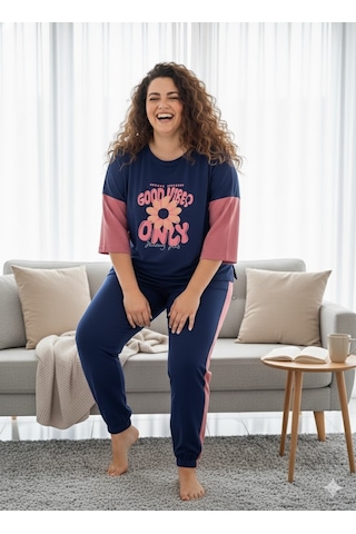 Kadın Lacivert Eşofman Takımı Lacivert