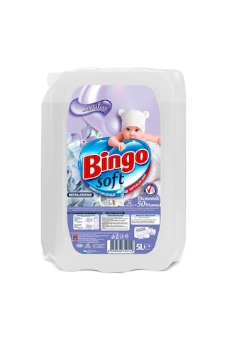 Bingo Soft Çamaşır Yumuşatıcısı Sensitive 5 L