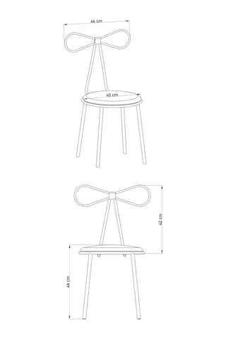 Df04102m Fiyonk Tasarım, Makyaj Masası Sandalyesi Puflu Modern Dekoratif Metal Ayaklı Sandalye Altın