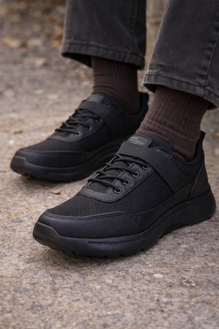 Wickers 3021 Erkek Rahat Sneaker Siyah