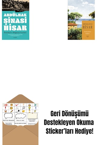İstanbul Ve Boğaziçi Yazıları + Geçmiş Zaman Köşkleri Kitap Boy + Okuma Sticker'ları