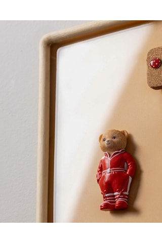 Madame Coco Jolie Bear Magnet - Kırmızı - 4x8 Cm 8684427186930