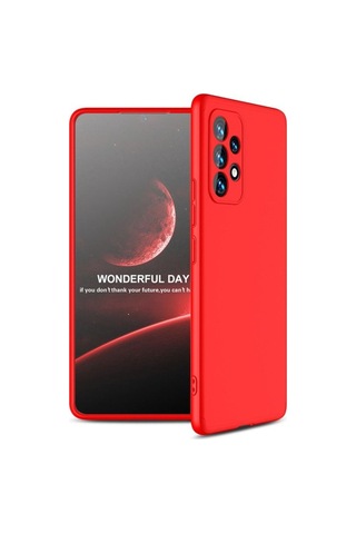 Galaxy Uyumlu A53 5g Kılıf Zore Ays Kapak Kırmızı
