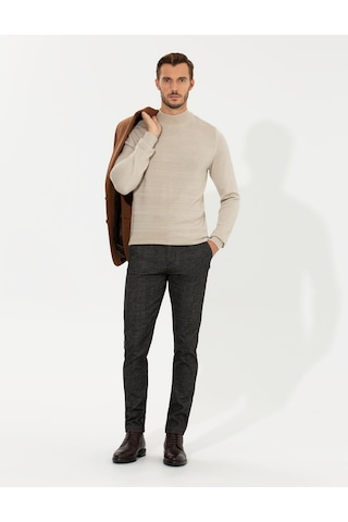 Pierre Cardin Erkek Kum Melanj Kazak /triko 50258797-vr123 Kum Melanj